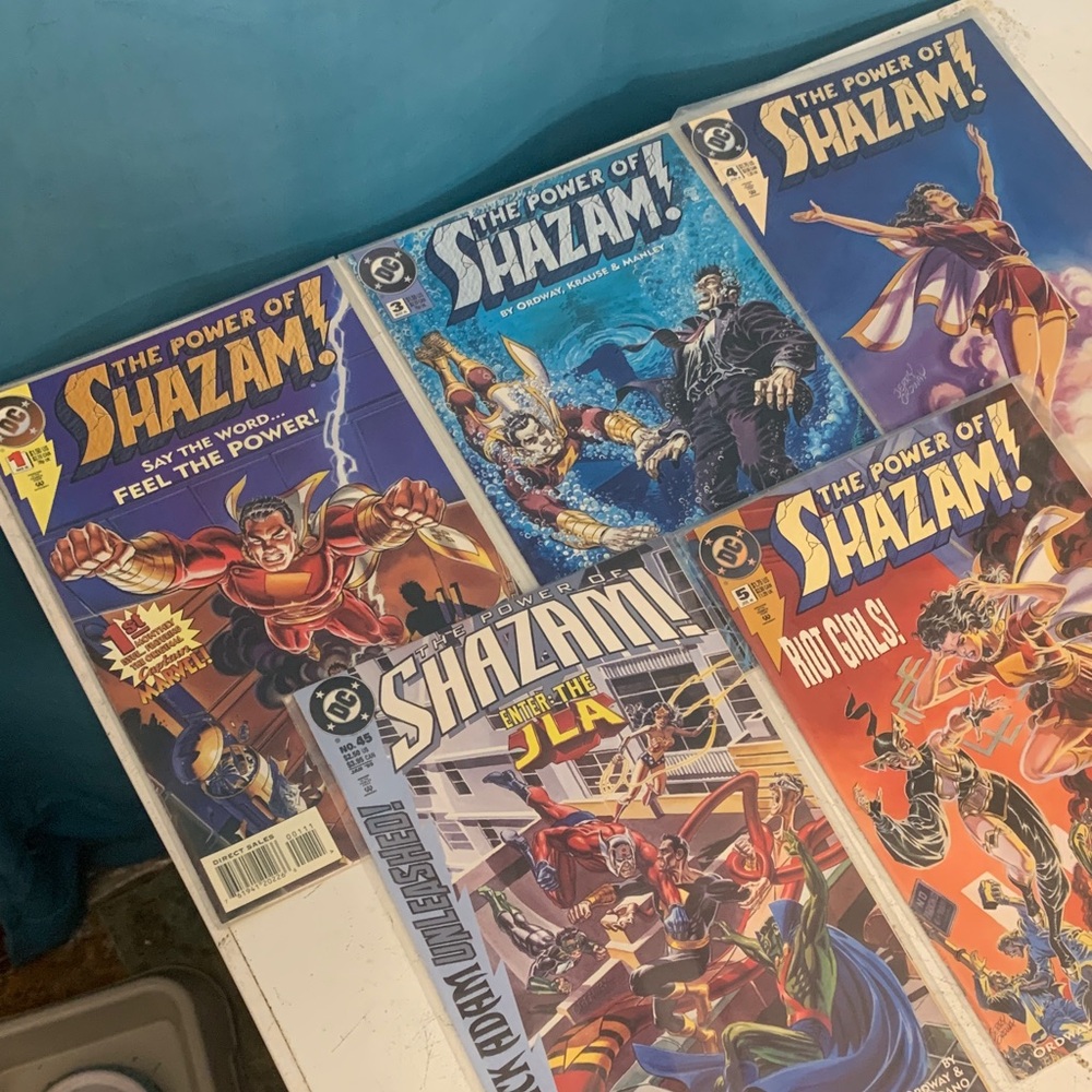 The Power of Shazam! Comic Lot -